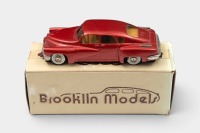 TUCKER: A 1:43 scale Brooklin Collection White Metal model of a 1948 Tucker Torpedo Model No.2