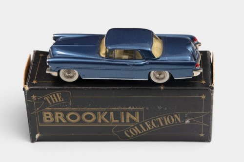 LINCOLN: A 1:43 scale Brooklin Collection White Metal model of a 1956 Lincoln Continental Mark II Coupe