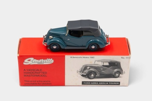 FORD ANGLIA: A 1:43 scale Somerville Models handcrafted model of a Ford A494A Anglia Tourer