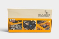 XW FALCON: A 1:43 scale Classic Carlectables Ford XW Falcon Phase I GT-HO in Surfer Orange, Australian Diecast Convention 2006 Event Model - 2