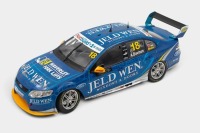 FORD: A 1:18 scale Apex Replicas model car, this is a Ford FG Falcon as raced at the Skycity triple crown in Darwin 2013, the number 18 Alex Davison, Jeld Wen liveried race car, limited edition 063/528 pieces produced, model number AD80602 - 3