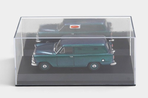 231 · FC HOLDEN: A Trax 1:43 scale Holden FC panel van model, finished in harlequin paintwork changing from a green colour to purple depending on the light, this is the Trax club 2016 model