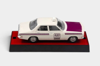 HQ BELMONT: A Trax 1:43 scale Holden HQ Belmont sedan model, finished in white paintwork with the ABC radio taxi co-op livery, part of the Aussie taxi series of models, model number TR17J - 4
