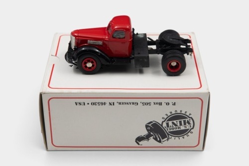 INTERNATIONAL: A 1:43 scale white metal US Mint Model, 1947 International KB-12