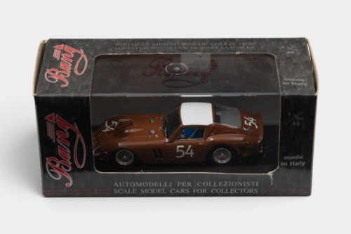 283 · FERRARI: A 1:43 scale Bang models Ferrari 250 GTO (Nurburgring 1962) As driven by Ferraro Scarlatti #54