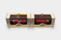DINO 206/S: Two 1:43 scale models of a 1966 Ferrari Dino 206/S, including one in Monza 1956 livery