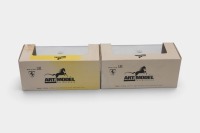 DINO 206/S: Two 1:43 scale models of a 1966 Ferrari Dino 206/S, including one in Monza 1956 livery - 2