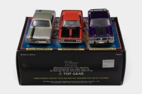 TRAX: A 1:43 scale Trax Models 3-car set 'The Aussie Muscle Car War of 71' comprising Holden HK Monaro Coupe, Valiant R/T Charger, and a Ford XY Falcon GTHO Phase III