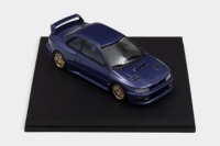 SUBARU: A 1:43 scale Trofeu model of a Subaru Impreza WRC Roadcar in metallic blue