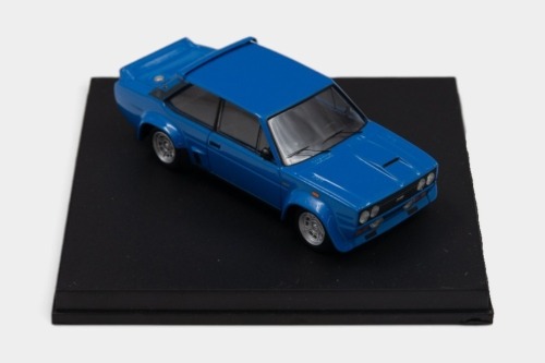 FIAT: A 1:43 scale Trofeu model of a Fiat 131 Abarth "Muletto" in blue
