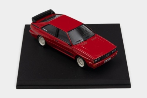 AUDI: A 1:43 scale Trofeu model of a Audi Quattro "Muletto" in red