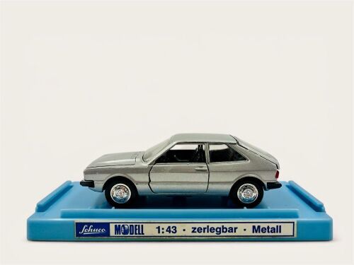 VOLKSWAGEN SCIROCCO: A 1:43 scale model by Schuco of the Volkswagen Scirocco with original packaging [Location: Sydney]