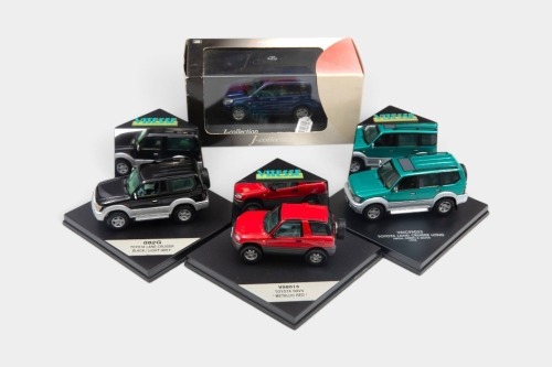 4WD/SUV: Four 1:43 scale 4WD/SUV models, including three by Vitesse and one by J-collection