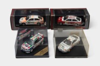 RALLY CARS: Four 1:43 scale Rally Car models, including two by Vitesse and two by Trofeu models