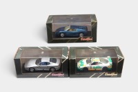 FERRARI: Three 1:43-scale Detail Cars models of Ferraris, including a 512M, 456 GT, and a F40 1994 'Totip Racing'