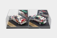 RALLY CARS: Two 1:43 scale Vitesse Rally cars, including a Toyota Corolla 'WRC Monte Carlo Rally 1999' and a Mitsubishi Carisma GT '1998 Safari Rally Kenya' model - 2