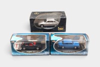 FRENCH MARQUES: Three 1:43 scale models of French marque cars, including Solido Peugeot 205 GTI, Solido Renault 8 Gordini 1967 and IXO Models Citroen GS 1971