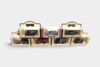 LLEDO DAYS GONE: Six Lledo models, including five from the Days Gone Series and one Oxford Model, models include delivery vans, horse & cart, and a fire engine