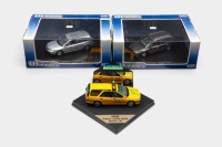 RENAULT: Three 1:43 scale Renault Laguna Estate Wagons, including two by Universal Hobbies and one by Vitesse