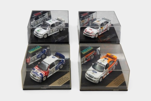FORD ESCORT RALLY: Four 1:43 scale Vitesse models of Ford Escort WRC rally cars