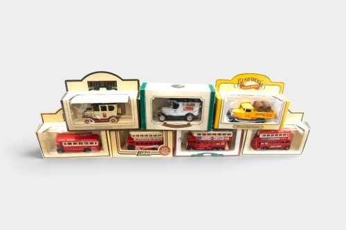 354 · LLEDO: Seven models, including six by Lledo, and one by Oxford Diecast
