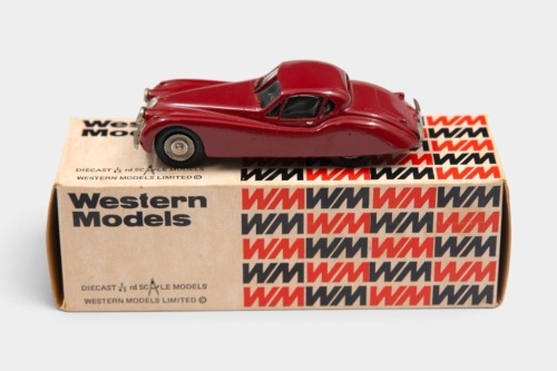 JAGUAR: A 1:43 scale Western Models 1951 Jaguar XK120 Fixed Head Coupe