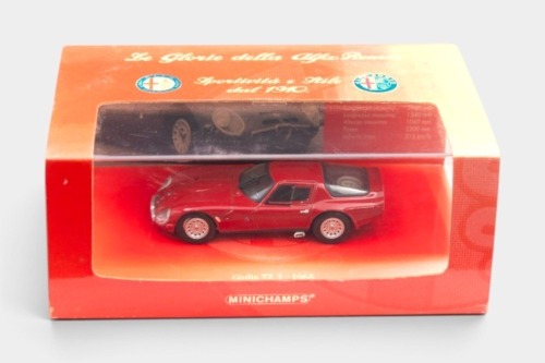ALFA ROMEO: A 1:43 scale Minichamps 1965 Alfa Romeo Giulia TZ 2