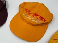 AUSTRALIAN GRAND PRIX: An Official 1980 Australian Grand Prix jacket (in used condition with a small split in the stitching and some yellowing with age) together with a collection of caps [Location: Sydney] - 10
