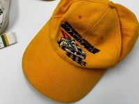 AUSTRALIAN GRAND PRIX: An Official 1980 Australian Grand Prix jacket (in used condition with a small split in the stitching and some yellowing with age) together with a collection of caps [Location: Sydney] - 12