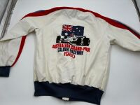 AUSTRALIAN GRAND PRIX: An Official 1980 Australian Grand Prix jacket (in used condition with a small split in the stitching and some yellowing with age) together with a collection of caps [Location: Sydney] - 2