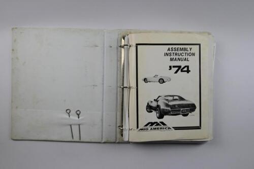 CORVETTE: An Assembly Instruction Manual for the 1974 Chevrolet Corvette