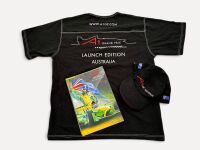 A1 GP: An Official Programme for the 2008 Sydney A1 GP race together with an original signed photograph, t-shirt and cap [Location: Sydney]
