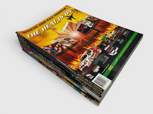 INDY CARS: A group of Official Race Programmes for the Gold Coast Indy Car race 1997-2008, together with a collection of original photographs signed by various drivers by photographer John Morris [Location: Sydney]