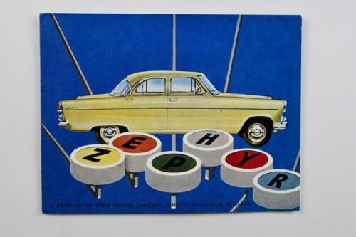 FORD: A Ford Zephyr fold-out sales brochure