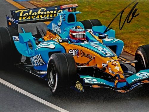 FERNANDO ALONSO: A signed original photograph by John Morris [Location: Sydney]