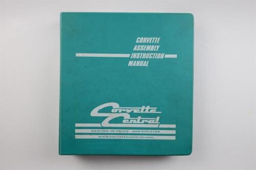 CORVETTE STINGRAY: A re-printed 1963 Corvette Stingray Assembly Instruction Manual