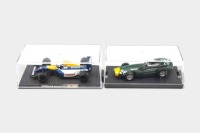 GRAND PRIX: Two 1:43 scale models, including a Williams Renault FW 14B 1992 as driven by Nigel Mansell and a 1957 Vanwall VW57 #26 as driven by Stirling Moss