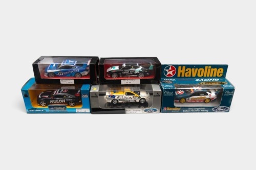 CODE 3 MODELS: Five 1:43 scale Code 3 customised models of four V8 Supercars and one V8 Superute model