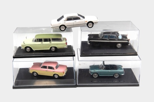 MODELS: Five 1:43-scale models of various Japanese Domestic Market vehicles