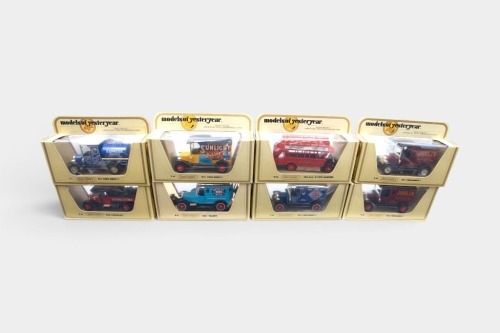 MATCHBOX: Eight Matchbox 'Models of Yesteryear' models within boxes