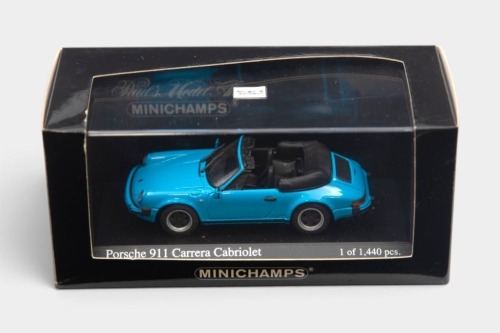 PORSCHE: A 1:43 scale Minichamps 1983 Porsche 911 Carrera Cabriolet, 1 of 1,440pcs, within box