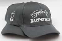A pair of grey 'The Vincent Racing Team' caps, adjustable, One size fits most - 2