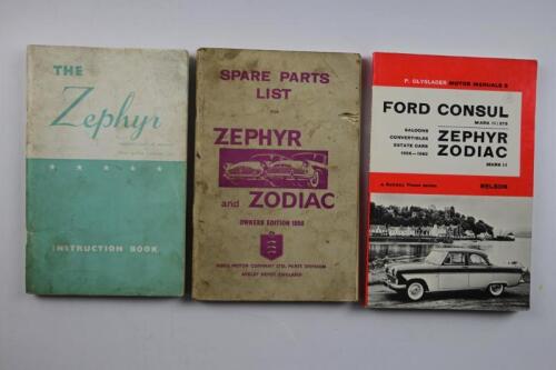 FORD: Three Ford Zephyr/Zodiac items