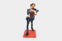 G.FORCHINO: A limited edition (00181) sculpture by Guillermo Forchino titled 'The Businessman', measures approximately 43cm tall