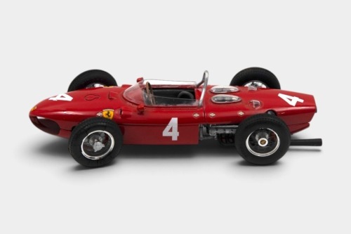 FERRARI: An approximately 1:20 scale Revival Models 1961 Ferrari 156 F1 Sharknose #4 built metal model kit