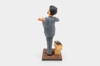 G.FORCHINO: A comical-style sculpture by Guillermo Forchino, titled 'The Winetaster', measures approx. 43cm tall - 3
