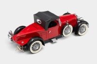 STUTZ: A 1:24 scale Franklin Mint model of a 1928 Stutz Black Hawk Boat-Tail Speedster in red - 3