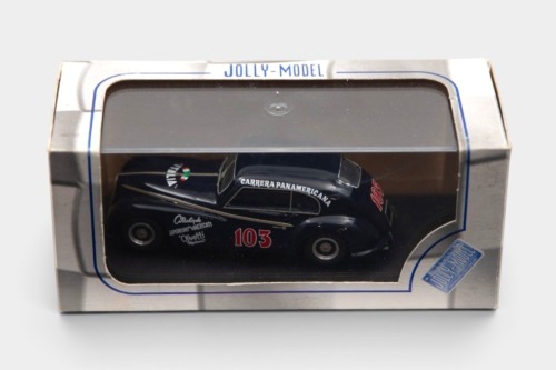 ALFA ROMEO: A Jolly model 1:43 scale Alfa Romeo 6C 2500 model, 1956 Carrera Panamericana, product number JL090