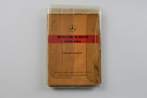MERCEDES-BENZ: Three original Mercedes-Benz Type 220 S publications. Catalogues and Owner's Manual