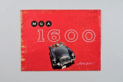 MGA: A 1959 MGA 1600 fold-out sales brochure